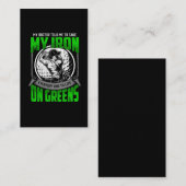 Golf Golfplatz Zitat Golfspieler Spaß Visitenkarte (Vorne/Hinten)