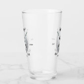 Golf Golfspielen Golfer Ball Clubs Beer Pint Glass Glas (Links)