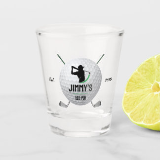 Golf Golfspielen Golfer Ball Clubs Trinkbehälter P Schnapsglas