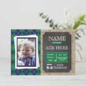 Golf Golfspielen jedes Alter Geburtstagsparty Foto Einladung (Stehend Vorderseite)