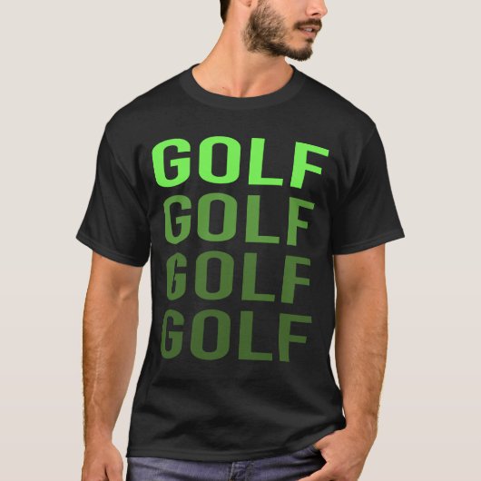 Golf Golfspielen T-Shirt (Vorderseite)