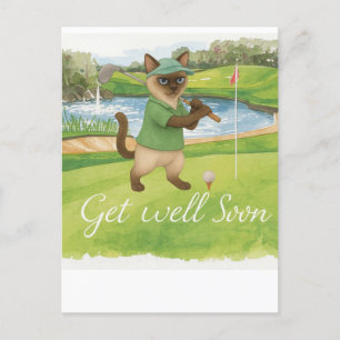 Golf Gönnen Sie sich einen schönen Aufenthalt auf  Postkarte