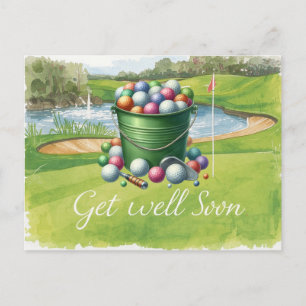 Golf Gönnen Sie sich einen schönen Aufenthalt auf  Postkarte