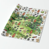 Golf Graduation themed for Cat Lover Golfer Geschenkpapier (Ungerollt)