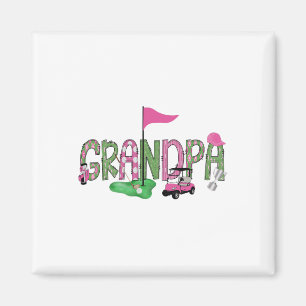 Golf Grand Pink Hole in einem Golf 1. Geburtstag G Magnet