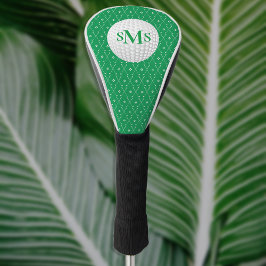 Golf Green 3 Initial Monogram Headcover