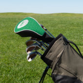 Golf Green 3 Initial Monogram Headcover (In SItu)