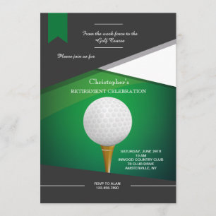 Golf Green Einladung