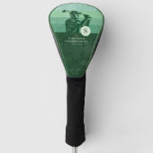 Golf Green Golfer Head Cover Headcover (Vorderseite)