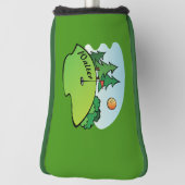 Golf Green mit Flag und Ball Headcover (Rotieren 90)