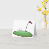 Golf Green Mitteilungskarten (Gelbe Blume)
