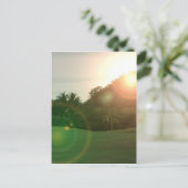 Golf Green Postcard Postkarte (Stehend Vorderseite)