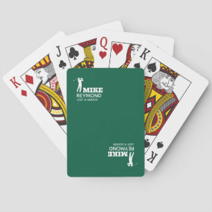 Golf Green Spielkarten für einen Golfer