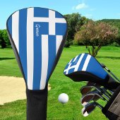 Golf Griechenland & Griechische Flagge / Golf Club Golf Headcover