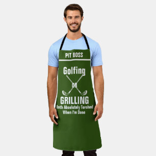 Golf Grill Master Schürze - Funny Course Geschenk