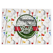Golf Große Geschenktüte (Rückseite)