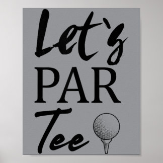 Golf große Schwester Hole In One Golf 1. Geburtsta Poster