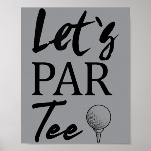 Golf große Schwester Hole In One Golf 1. Geburtsta Poster (Vorne)