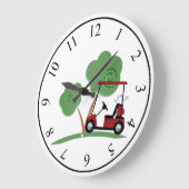 Golf Große Wanduhr (Winkel)