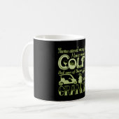 Golf-Großmutter Kaffeetasse (Vorderseite Links)