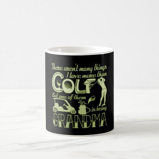 Golf-Großmutter Kaffeetasse (Mittel)