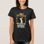 Golf-Großmutter-regelmäßige Großmutter nur cooler T-Shirt (Vorderseite)