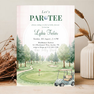 Golf Grün Baby Shower Par-Tee Einladung