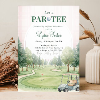 Golf Grün Baby Shower Par-Tee Einladung