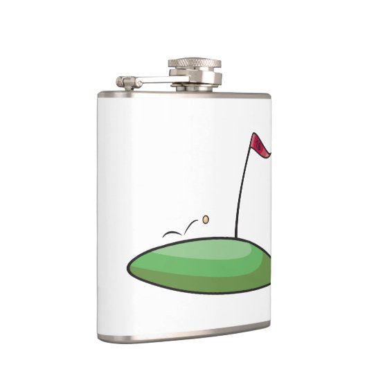Golf-grüne Flasche Flachmann (Rechts)