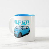 GOLF GTI MK6 ZWEIFARBIGE TASSE (Vorderseite Links)