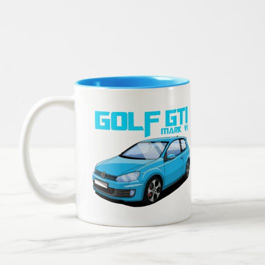 GOLF GTI MK6 ZWEIFARBIGE TASSE (Links)