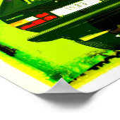 Golf GTi MkI Green Poster (Ecke)