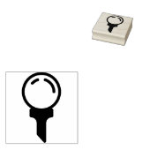 Golf Gummistempel (Stempel)