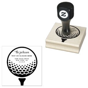 Golf Gummistempel