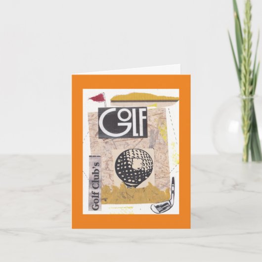 Golf Guru Feiertagskarte (Vorderseite)