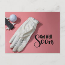 Golf Gut bald für die Frau Golfer pink Thema