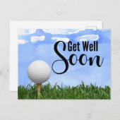 Golf Gut bald Golfer Postkarte (Vorne/Hinten)