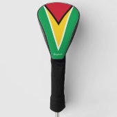 Golf Guyana & Guyana Flag /Golf Clubs Covers Golf Headcover (Vorderseite)