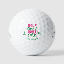 Golf Hair Keine Sorge Monogramm genannt Funny Simp Golfball