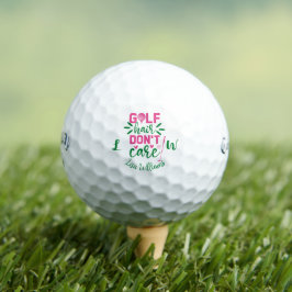 Golf Hair Keine Sorge Monogramm genannt Funny Simp Golfball