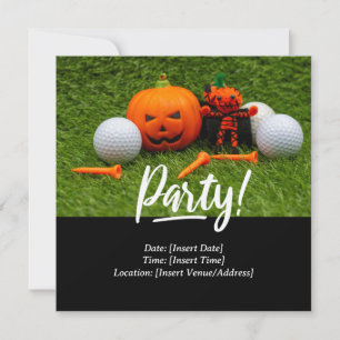 Golf Halloween Thema für Golfer Save The Date