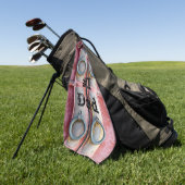 Golf Handtuch #1 Papa (Gras)