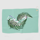 Golf Handtuch Aotearoa NZ Land Farn Design (Horizontal)