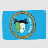 Golf Handtuch Custom Golf - Name hinzufügen (Horizontal)