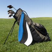 Golf Handtuch mit Flagge Estlands (Gras)