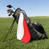 Golf Handtuch mit Flagge Indonesiens (Gras)