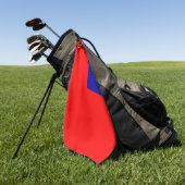 Golf Handtuch mit Flagge von Taiwan (Gras)