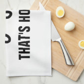 Golf-Handtuch mit lustigem Ball und individuellem Handtuch (Viertel Falte)