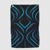 Golf Handtuch - Neonblau (Vorderseite)