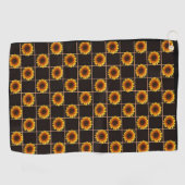 Golf Handtuch Sonnenblume (Horizontal)